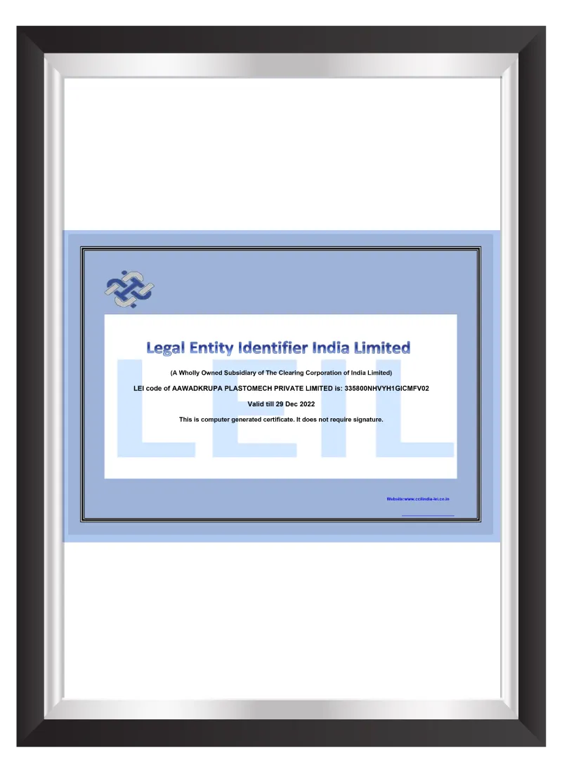 Certificate 1