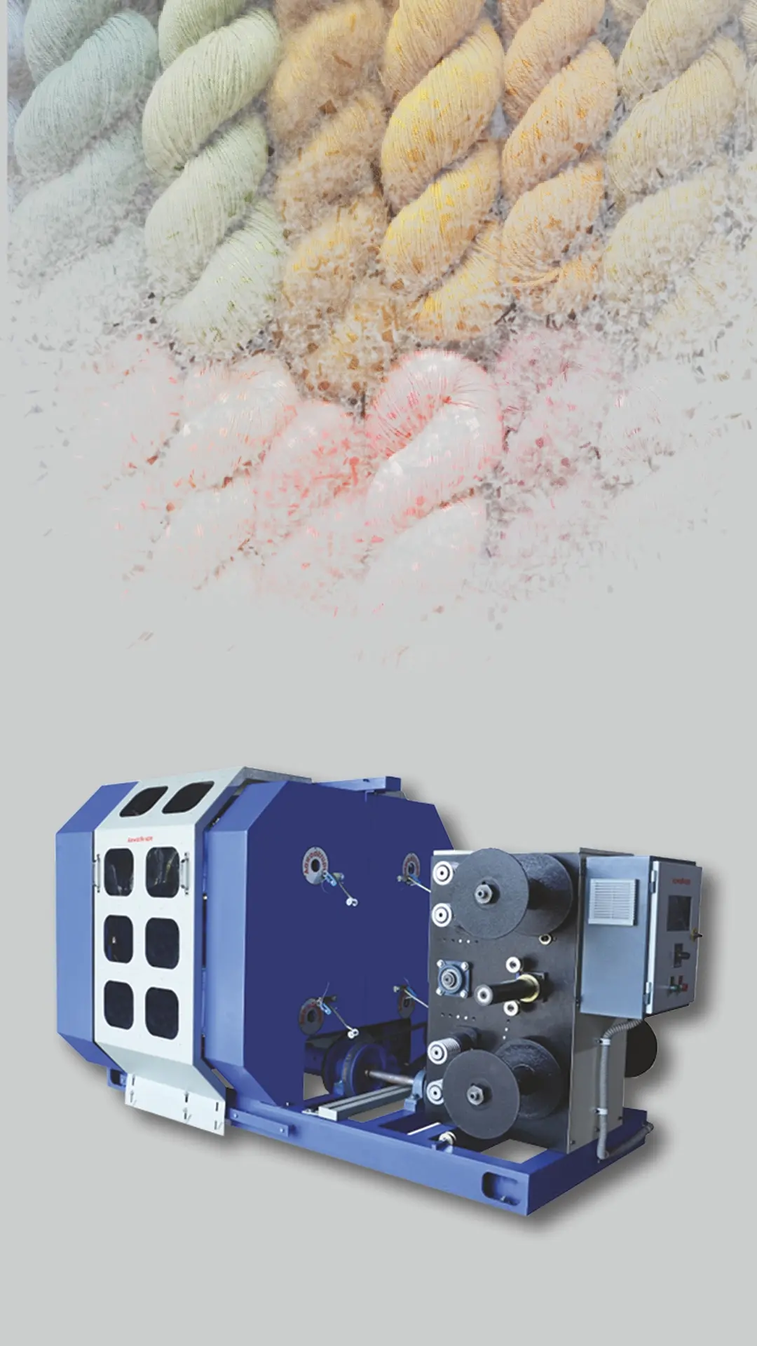 Akiropes ply yarn twister machine for industrial twine, rope and cordage production